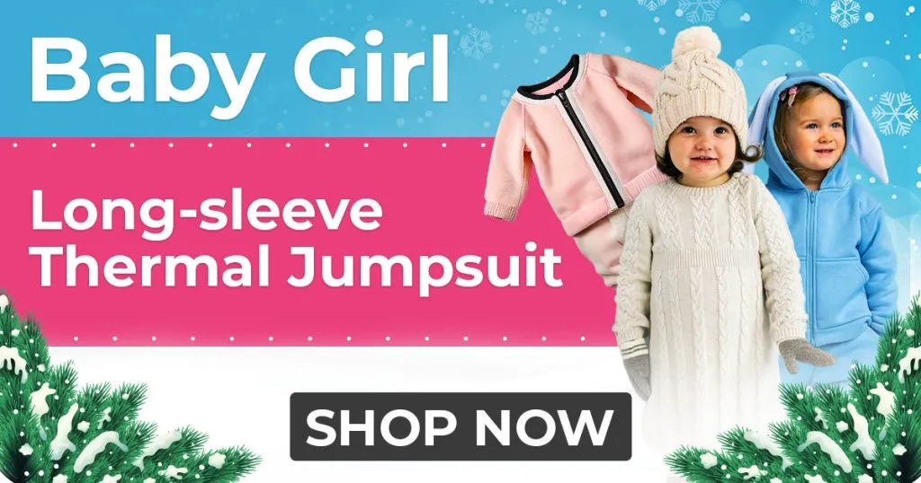 Baby Girl Long sleeve Thermal Jumpsuit